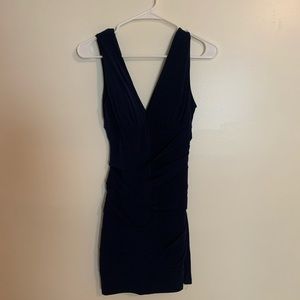 EMERALD SUNDAE- Navy Body Con Dress Size M